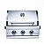 Churrasqueira a Gás Smart Aço inox 3 Queimadores – Embutir - Imagem 1
