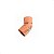 Curva De Cobre 2 1/8 45° Parede 1/32 - C45218 - Imagem 2