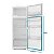 Borracha Gaxeta Brastemp Duplex Inferior 440L - BRD44 DM44 BRE44 D10 118 X 69 cm - Imagem 4