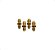 Kit 4 Peças - União Redutora 5/16" SAE Macho x 1/4" SAE Macho - Imagem 1