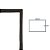 Borracha Gaxeta para Freezer Horizontal Metalfrio HF460 - 65 x 44cm - Imagem 1