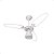 Ventilador de Teto Ventisol Wind Light 127v Branco e Transparente - Imagem 1