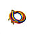 Jogo 3 Mangueiras para Manifold 1,8M R410a LT-CH800-72 - Imagem 2