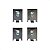 Kit 4 Suporte para Prateleira Vitrine Metalfrio 185727 - Imagem 1