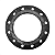 Flange Liso em Aço Carbono 12 Furos 7/8" ANSI 150 LBS - Imagem 1