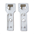 Kit 2 Suportes de Rodapé para Freezer/Refrigerador Brastemp 280-440L - Imagem 2