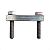Chaveta Lavadora Electrolux Inox  7213588 7213688 - Imagem 1