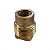 Adaptador Cobre 1" Externa Macho x 1/2" Interna Fêmea SAE - Imagem 1