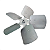 Hélice Metálica Trane 5 Pás 22" Eixo 1/2 56cm FAN00063B - Imagem 2