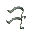 Abraçadeira Tipo U 2 1/2’’ Galvanizado Zincado Kit 2un - Imagem 1
