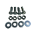 Rodízio Tipo Carrinho 4 Partes Cromado 5026 c/ Parafusos 5/16" D-5 - Imagem 4