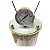 Garrafa Carregadora 4,4kg 220V p/ Gás R-134A c/ Resistencia - Imagem 3