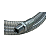 Mangueira Espiral Corrugada PVC 13mm c/ Conectores 3m - Imagem 3
