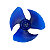Hélice Plástica Condensadora Trane 3 Pás Eixo 3/4" FAN05978 - Imagem 1
