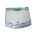 Tampa Móvel Branca c/ Visor Lava-Roupa Brastemp Clean PS084 - Imagem 2
