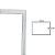 Gaxeta Superior Refrigerador Bosch Duplex 68x71cm - Imagem 2