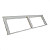 Moldura p/ Freezer Horizontal Metalfrio HF440 150x48cm - Imagem 2