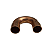 Curva de Cobre 3/8" 180° Parede 1/32" C180038 Solda - Imagem 3
