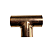 Tê Tee de Cobre Regular Solda 7/8" x 7/8" x 7/8" TP078 - Imagem 2