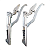 Dobradiça da Porta p/ Fogão Brastemp BOA61 BOB61 326073760 - Imagem 1