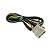 Chicote Superior P/ Lava-Roupa Brastemp Antiga 4 Fios Pino Retangular - Imagem 1