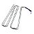 Resistência de Degelo P/ Refrigerador Brastemp BRM39ZB BRM39EK - Imagem 3