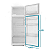 Gaxeta Magnética  para Refrigerador 39x101cm - Imagem 4