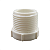 Bucha de Redução com Rosca 3/4 x 1/2 PVC 10Un - Imagem 2