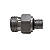 Adaptador Roscado Inox 7/16" X 11/16" Diâmetro Interno 3/16 - Imagem 2