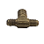 Tee Regular 1/4" Sae Macho X 1/4" Sae Macho X 1/4" Sae Fêmea - Imagem 3