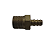 União C/ Lado Cônico 3/8" Npt Macho X 1/4" Bico De Mangueira - Imagem 1