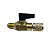 Válvula Esfera Bola C/ Alavanca 1/4" Sae Macho X 1/4" Sae Fêmea - Imagem 4