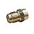 Redução 3/8" Sae Fêmea X 1/2" Sae Macho Latão 20-135 - Imagem 1