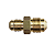 União Redutora 3/8" Sae Macho X 5/16" Sae Macho Latão 28183 - Imagem 2