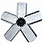 Hélice Para Ventilador Ventisol 40cm Do 5 Pás Flange Plástico - Imagem 3