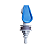 Torneira Branca Azul P/ Bebedouro Garrafão C/ Conector P/ Mangueira - Imagem 3