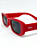 ÓCULOS DE SOL HYPE RETRO - VERMELHO C/PRETO - Imagem 3