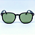 ÓCULOS DE SOL IPANEMA 2.0  - PRETO FOSCO COM VERDE - Imagem 1