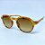 ÓCULOS DE SOL VEGAS - LARANJA ANIMAL PRINT - Imagem 3