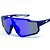 ÓCULOS DE SOL ESPORTIVO ICE -  AZUL  C/ AZUL ESPELHADO - Imagem 1