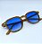ÓCULOS DE SOL ISTAMBUL - WOOD COM AZUL DEGRADÊ - Imagem 5
