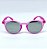 ÓCULOS DE SOL ESPORTIVO FIRE - ROSA CLEAR (Unissex) - Imagem 1