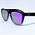 ÓCULOS DE SOL ESPORTIVO ZOOM POLARIZADO - PRETO DEGRADÊ COM ROXO - Imagem 3