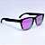 ÓCULOS DE SOL ESPORTIVO ZOOM POLARIZADO - PRETO DEGRADÊ COM ROXO - Imagem 2