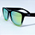 ÓCULOS DE SOL ESPORTIVO ZOOM POLARIZADO - PRETO DEGRADÊ COM VERDE ESPELHADO - Imagem 3