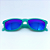 ÓCULOS DE SOL ESPORTIVO ZOOM - VERDE AGUÁ C/ AZUL ESPELHADO - Imagem 4