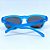 ÓCULOS DE SOL ESPORTIVO POLARIZADO ZOOM - AZUL BEBE C/AZUL ESPELHADO - Imagem 5