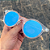 ÓCULOS DE SOL JOY - CRISTAL C/ AZUL ESPELHADO - Imagem 1