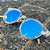 ÓCULOS DE SOL JOY - CRISTAL C/ AZUL ESPELHADO - Imagem 3