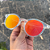 ÓCULOS DE SOL JOY - CRISTAL C/ VERMELHO ESPELHADO - Imagem 1